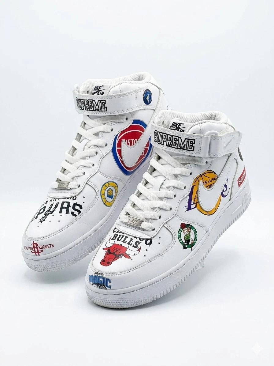 Las mejores ofertas en Nike Supreme x NBA x Air Force 1 07 Mid