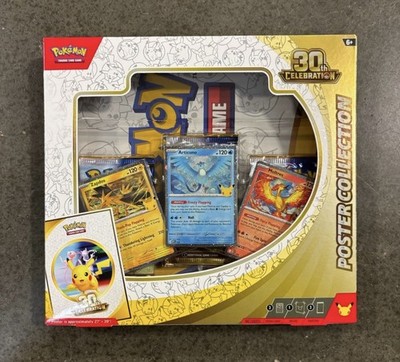 Pokémon TCG: 30th Anniversary Celebration Poster Collection Box New sealed