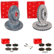 TRW BREMSSCHEIBEN + BEL&Auml;GE VORNE+HINTEN passend f&uuml;r MERCEDES B-KLASSE W246 W117