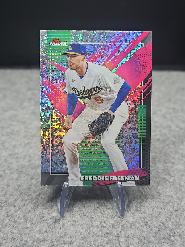 Topps Finest Rare Mini Diamond #229 Freddie Freeman - Los Angeles Dodgers 