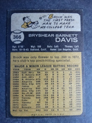 (VG) 1973 Topps Baseball Cards Complete Your Set U You Pick From List 221-440 - Picture 238 of 309