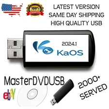KaOS LINUX INSTALL & LIVE 64bit USB 2024.1 "Newest Version" Fast Shipping USA!!!