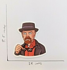 Breaking Bad Sticker | Walter White Bryan Cranston Laptop Phone Vinyl Decal