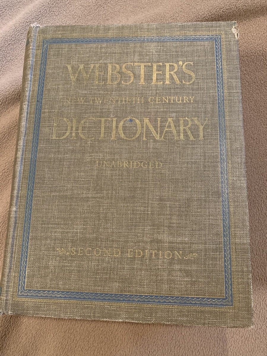 Webster’sNewTwentiethCenturyDictionary Webster's New Twentieth Century Dictionary English