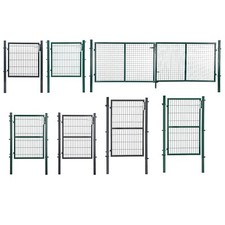 Gartentor Gartentür Gartenpforte Zauntür Gartenzaun Maschendraht mit schloss