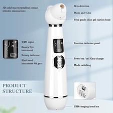 NCRD Visible Blackhead Vacuum, Pore Cleaner 5.0 Megapixels 30X Microscope Silver