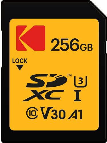 SD Card 256GB UHS-I U3 V30 Ultra - 95MB/s Max Read Speed - Write Speed 256 GB-image