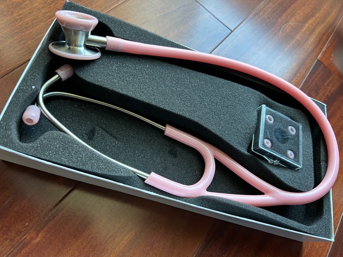 PINK CARDIOLOGY STETHOSCOPE DIAPHRAGM PROFESSIONAL DOUBLE HEAD | eBay