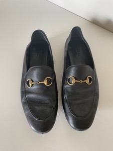 Brixton Black Leather Loafer Size 