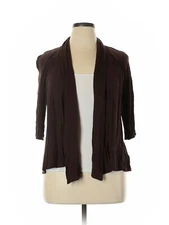 AB Studio Women Brown Cardigan XL