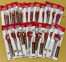 PACK of 2 NEW Diablo Speedemon Spade Bit 6" x 1/4" Shank - SELECT SIZE - Free Sh