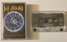 Adrenalize by Def Leppard Cassette, 1992 Tested And Plays Great 