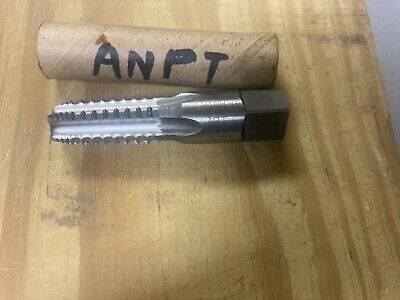 NPT1/4-18 High Speed Steel Taper Pipe Tap Thread 1/4'' Metalworking Tool RC HR