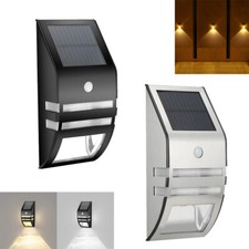 Dusk To Dawn Sensor Wall Light Exterior Outdoor Solar With Lights Black Shell