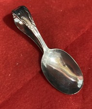 Oneida Community Curved Handle Baby Spoon with Monogrammed