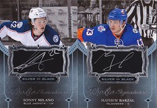 16-17 Black Diamond Sonny Milano 125 Auto Rookie Silver On Black Signatures 2016