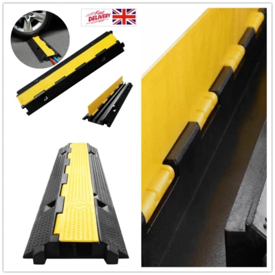 Channel Modular Rubber Guard Cover Cable Protectors Hose Ramp Outdoor 1 Meter UK