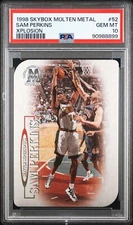 1998 SKYBOX MOLTEN METAL XPLOSION #52 SAM PERKINS PSA 10