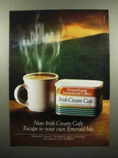 1996 International Coffees Irish Cream Cafe Advertisement