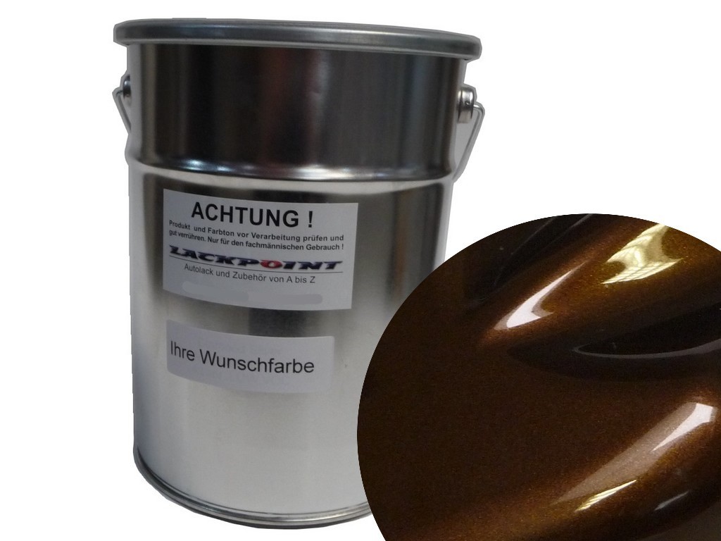 0,5L Spritzfertig Basislack geeignet für BMW B09 Marrakesch Braun Metallic Tuni