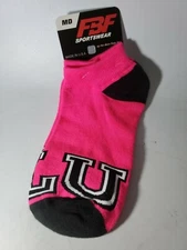 PLU PINK Socks Men Size Medium 5-10 NO SHOW SOCKS 