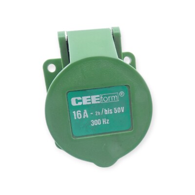 CEEform 16A-2h/bis 50V 300Hz Wandsteckdose