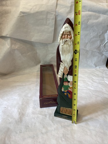 Collector’s Edition Carved Wooden Santas of the World 1897 Czechoslovakia - Picture 6 of 12