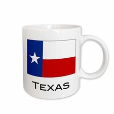 3dRose Texas State Flag Mug
