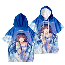 Anime Spirit Chronicles Casual Short Sleeve Shirt Hoodie Men/Women/Teens