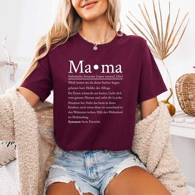 Mama T-Shirt | Supermama Geschenk | Liebevolle Überraschung | Muttertag