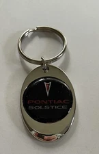 Pontiac Solstice Keychain Lightweight Metal Chrome Style Finish Pontiac KeyChain