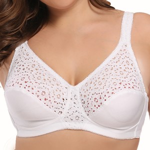 unpadded lace bra