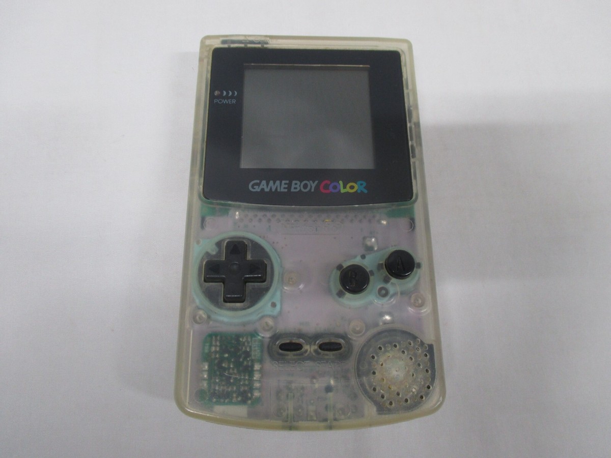 GB -- Game Boy Color Console - Clear -- Game Boy, JAPAN Game