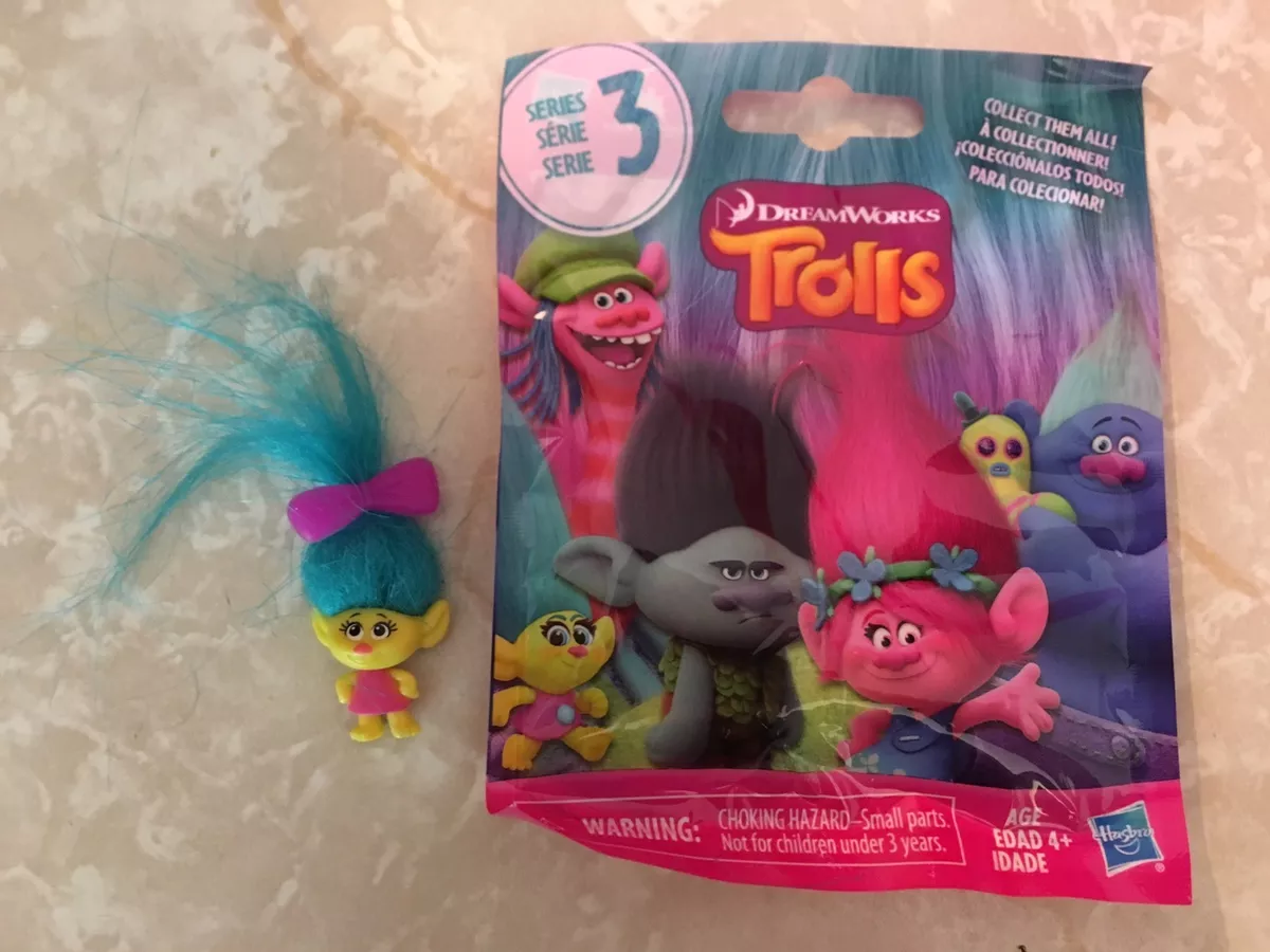 Trolls Series 3 Blind Bag BRANCH Blue Boy Figure Doll New Sealed!!