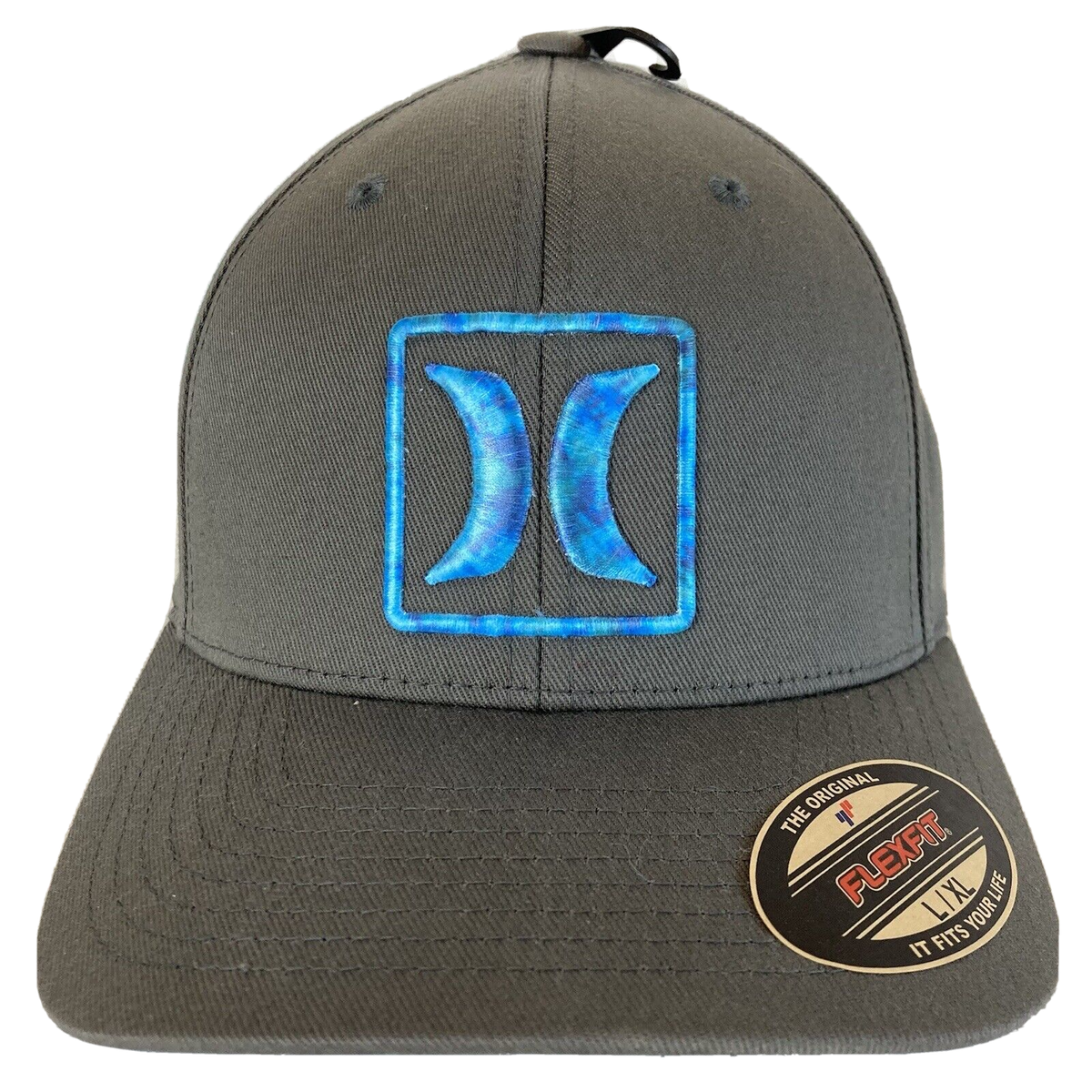 Hurley Men's Size L/XL Trucker Hat Baseball Cap Icon Solid Gray Reflect Icon