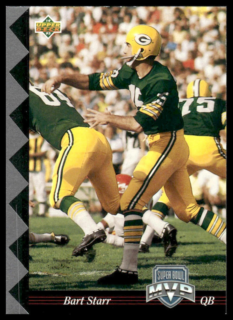Bart Starr 1993 Upper Deck NFL Experience #3 Super Bowl MVP Packers