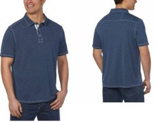 Kirkland Signature Men's Performance Polo Shirt, Blue / Large
