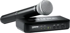 Shure BLX24/PG58 Handheld Wireless Microphone System H9 Band (512-542 MHz)