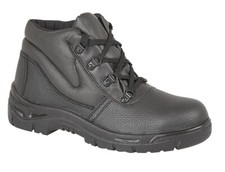 Unisex Safety Boots Work Shoes Black Leather Waterproof Warehouse Comfy 3-15