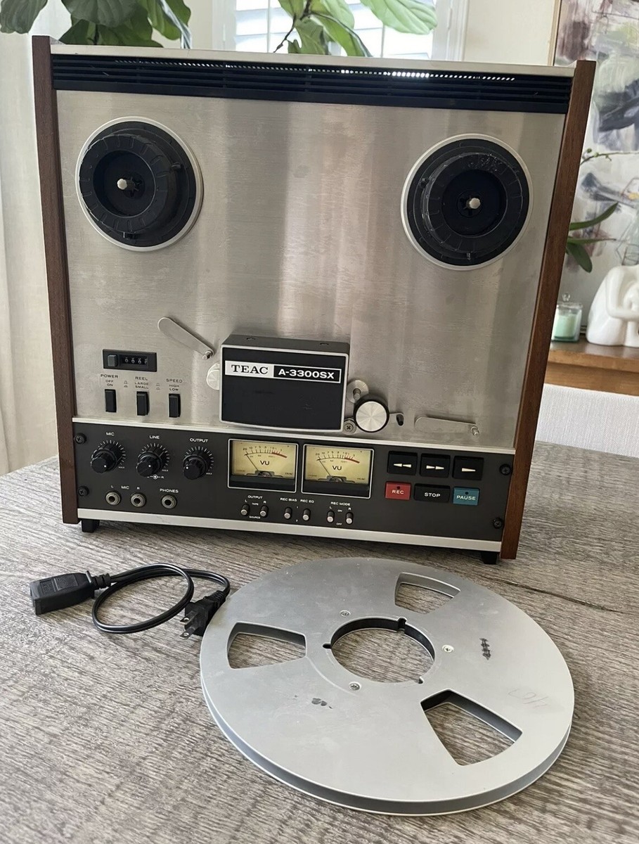 TEAC A-3300SX 10.5 inch 4 Track STEREO reel to reel tape TEAC A-3300SX 10.5 inch 4 Track STEREO reel to reel tape