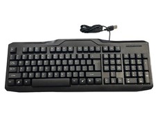 iMicro 107-Key USB Wired English Keyboard, Black KB-IMK9