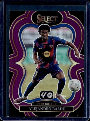 2025-26 Panini Select La Liga Alejandro Balde Mezzanine Purple Prizm #/125