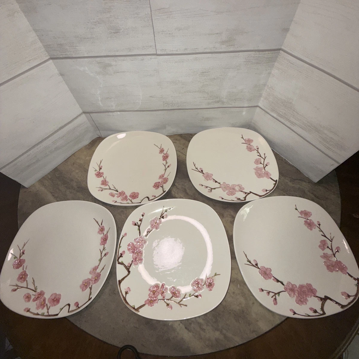 Metlox Poppytrail Peach Blossom 10” Dinner Plates Made in