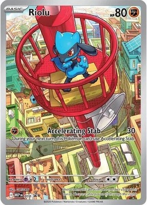 Riolu - 010 010 Holo P ME: Mega Evolution Promo Pokemon NM