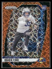2024 Panini Prizm #310 Braden Fiske Orange Disco Prizm