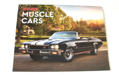 ''2026 Chevy / GM / Chevrolet Muscle Car Wall Calendar''  Great Shots / New