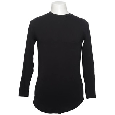 Divided by H&M, Langarmshirt, Größe: XS, Schwarz, Baumwolle, Einfarbig #UtR