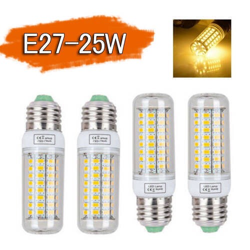 E27 LED bulb 25W Warmweiß Mais Lampe Birne SMD Leuchtmittel Licht - Bild 1 von 9