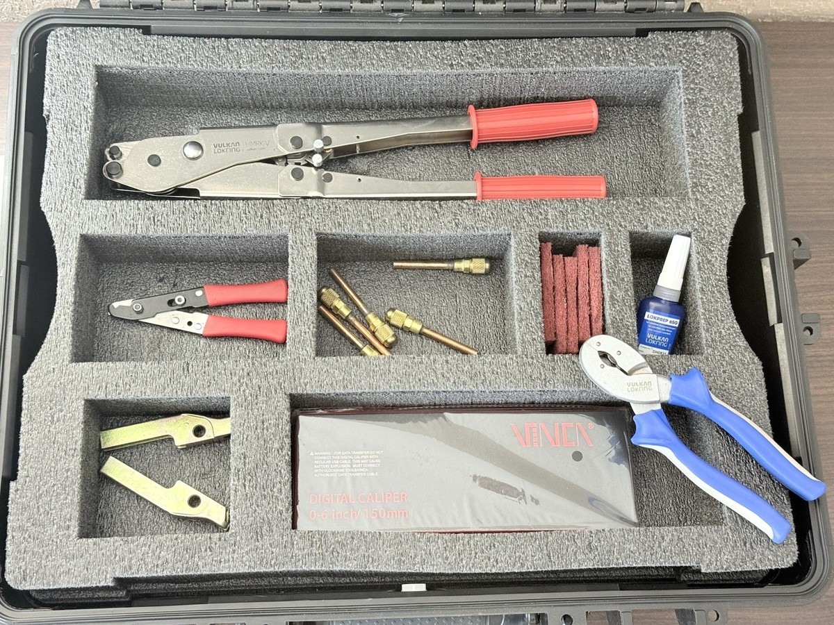 TOKO Dibloc HF Red、Blue セット Vulkan Lokring Master Refrigeration Connector Repair Kit