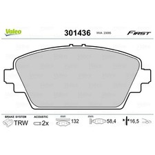 Satz Bremsbeläge Bremsklötze vorne für Nissan Almera Tino V10 Primera | 93223